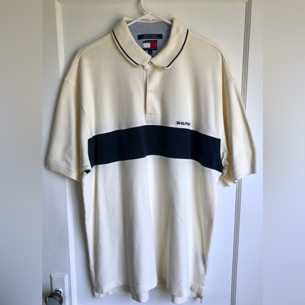Vintage 90’s era Tommy Hilfiger Classic Premium Polo Shirt Mens Size XL